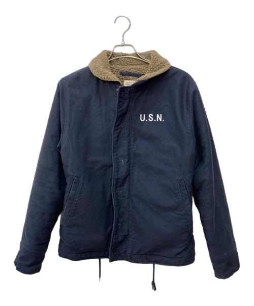 NAVY DEPARTMENT（ネイビーデパートメント）NAVY DEPARTMENT (ネイビーデパートメント) N-1デッキジャケット ネイビー サイズ:40の古着・服飾アイテム