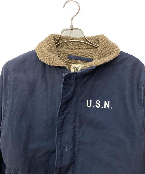 NAVY DEPARTMENT（ネイビーデパートメント）NAVY DEPARTMENT (ネイビーデパートメント) N-1デッキジャケット ネイビー サイズ:40の古着・服飾アイテム