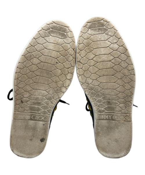 JIMMY CHOO（ジミーチュウ）JIMMY CHOO (ジミーチュウ) カラースタッズハイカットスニーカー ブラック サイズ:SIZE 43の古着・服飾アイテム