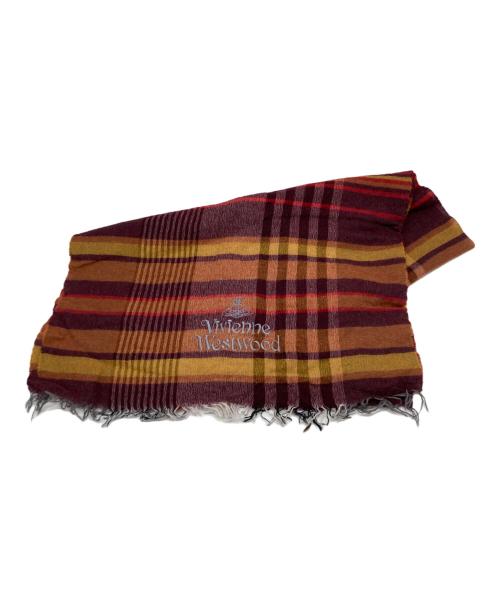 Vivienne Westwood accessories（ヴィヴィアン ウエストウッド アクセサリー）Vivienne Westwood ACCESSORIES (ヴィヴィアン ウエストウッド アクセサリー) ウールマフラー ブラウンの古着・服飾アイテム