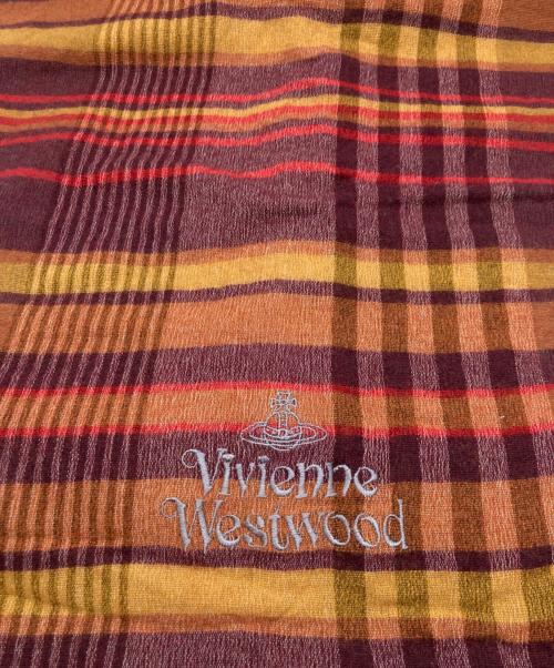 Vivienne Westwood accessories（ヴィヴィアン ウエストウッド アクセサリー）Vivienne Westwood ACCESSORIES (ヴィヴィアン ウエストウッド アクセサリー) ウールマフラー ブラウンの古着・服飾アイテム