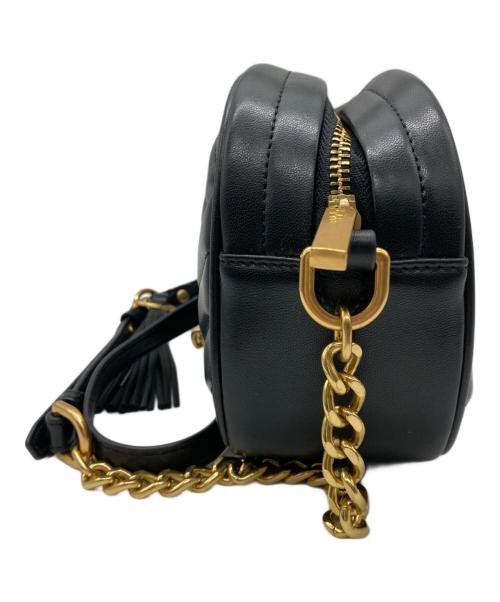 TORY BURCH（トリーバーチ）TORY BURCH (トリーバーチ) キラ シェブロン カメラバッグ ブラックの古着・服飾アイテム
