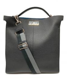 FENDI（フェンディ）の古着「ピーカブー エッグ 2WAY ショルダーバッグ」｜ブラック