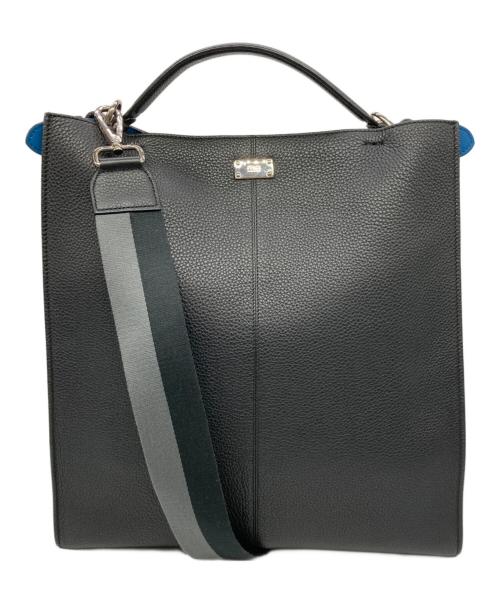 FENDI（フェンディ）FENDI (フェンディ) ピーカブー エッグ 2WAY ショルダーバッグ ブラックの古着・服飾アイテム