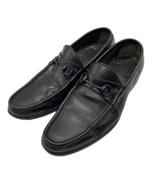GUCCI（グッチ）GUCCI (グッチ) ホースビットローファー ブラック サイズ:SIZE42 1/2の古着・服飾アイテム