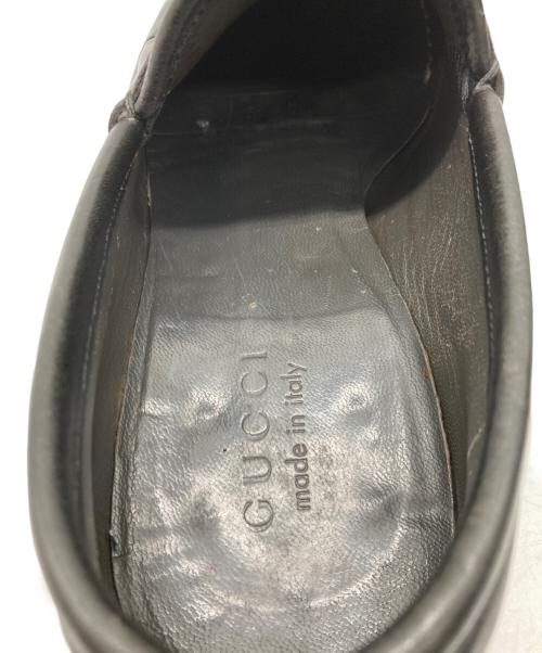 GUCCI（グッチ）GUCCI (グッチ) ホースビットローファー ブラック サイズ:SIZE42 1/2の古着・服飾アイテム