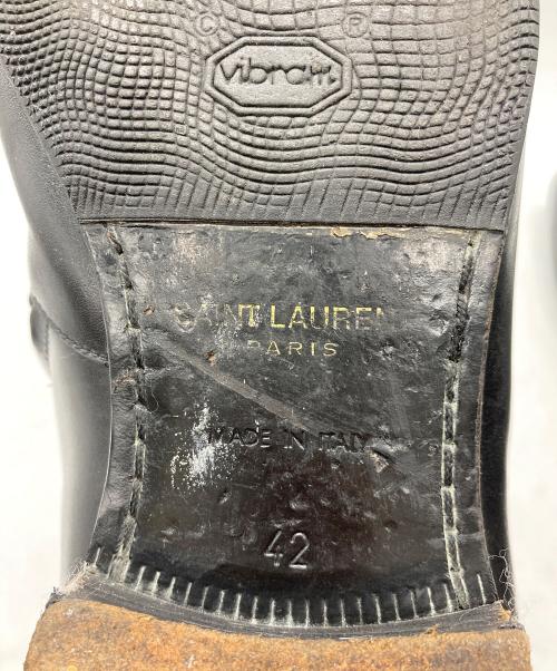 Saint Laurent Paris（サンローランパリ）Saint Laurent Paris (サンローランパリ) サイドジップブーツ ブラック サイズ:SIZE42の古着・服飾アイテム