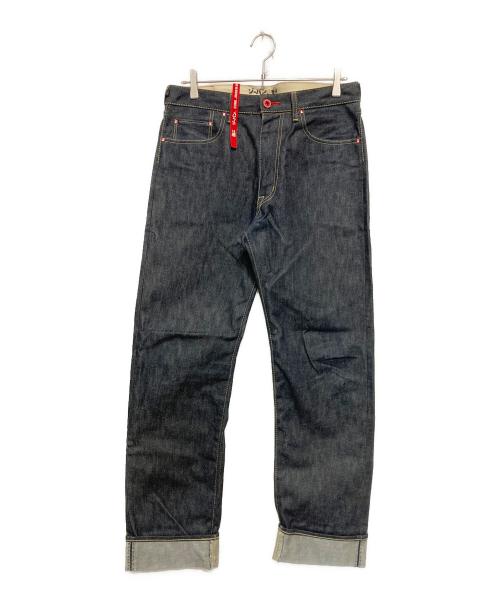 CUNE（キューン）CUNE (キューン) 4連うさぎペイントデニムパンツ インディゴ サイズ:W34の古着・服飾アイテム