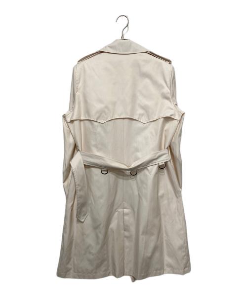 LAUREN RALPH LAUREN（ローレン ラルフ ローレン）LAUREN RALPH LAUREN (ローレン ラルフ ローレン) ベルテッドトレンチコート アイボリー サイズ:M 未使用品の古着・服飾アイテム