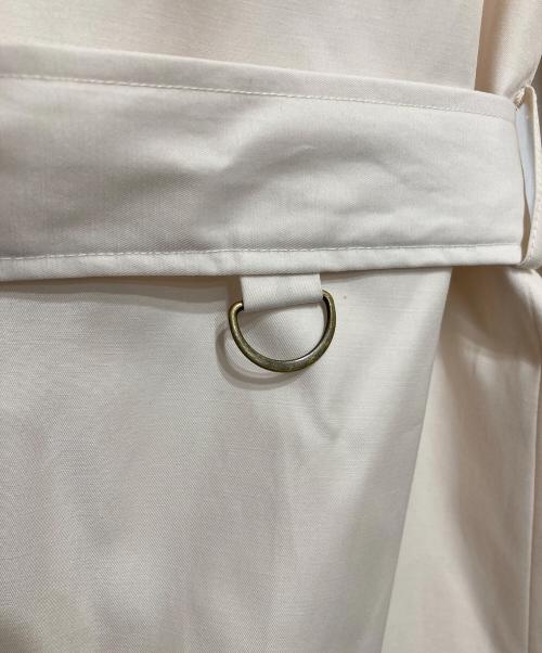 LAUREN RALPH LAUREN（ローレン ラルフ ローレン）LAUREN RALPH LAUREN (ローレン ラルフ ローレン) ベルテッドトレンチコート アイボリー サイズ:M 未使用品の古着・服飾アイテム