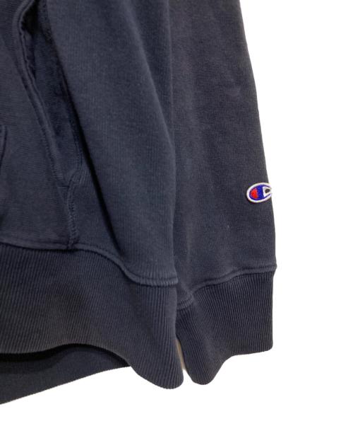 Champion（チャンピオン）Champion (チャンピオン) BEAMS (ビームス) バックプリントジップパーカー ネイビー サイズ:LARGEの古着・服飾アイテム