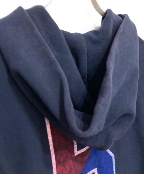 Champion（チャンピオン）Champion (チャンピオン) BEAMS (ビームス) バックプリントジップパーカー ネイビー サイズ:LARGEの古着・服飾アイテム