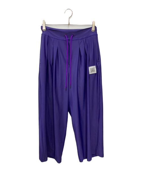 FUMITO GANRYU（フミトガンリュウ）FUMITO GANRYU (フミトガンリュウ) Rash tucked slacks パープル サイズ:１の古着・服飾アイテム