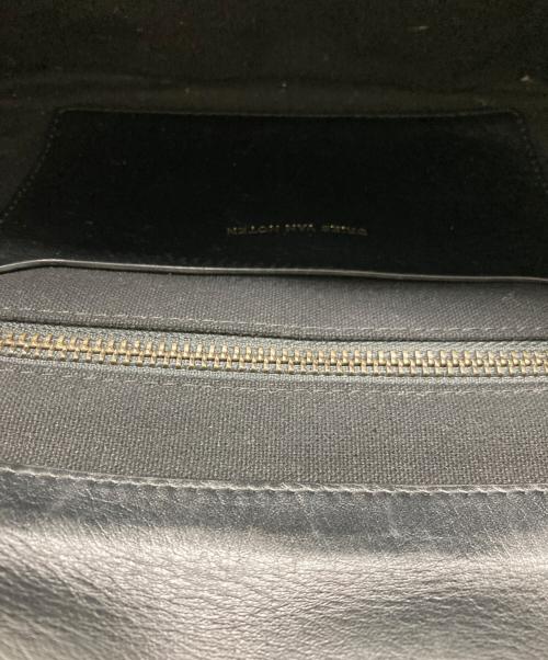 DRIES VAN NOTEN（ドリスヴァンノッテン）DRIES VAN NOTEN (ドリスヴァンノッテン) レザーウエストバッグ ブラックの古着・服飾アイテム