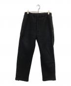 stussy×MAPELステューシー×メープル）の古着「CASENTINO WOOL BEACH PANT」｜ブラック