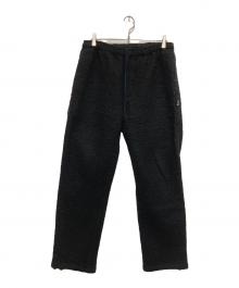 stussy×MAPEL（ステューシー×メープル）の古着「CASENTINO WOOL BEACH PANT」｜ブラック