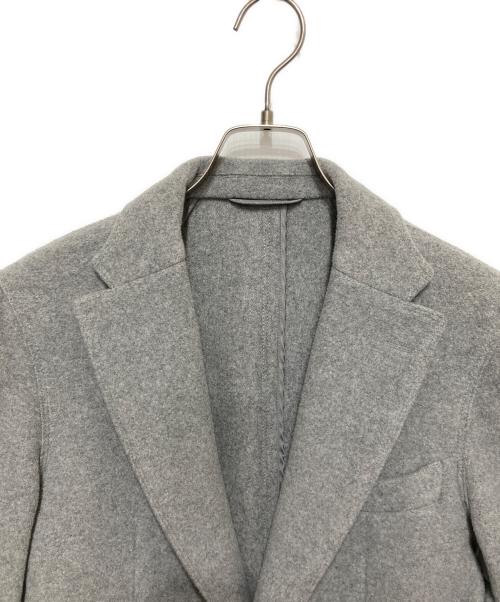 D'URBAN（ダーバン）D'URBAN (ダーバン) ウール混テーラードジャケット グレー サイズ:Lの古着・服飾アイテム