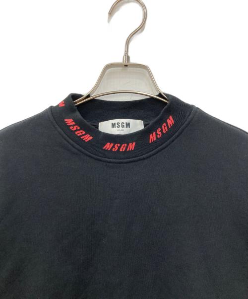 MSGM（エムエスジーエム）MSGM (エムエスジーエム) モックネックスウェット ブラック サイズ:XSの古着・服飾アイテム
