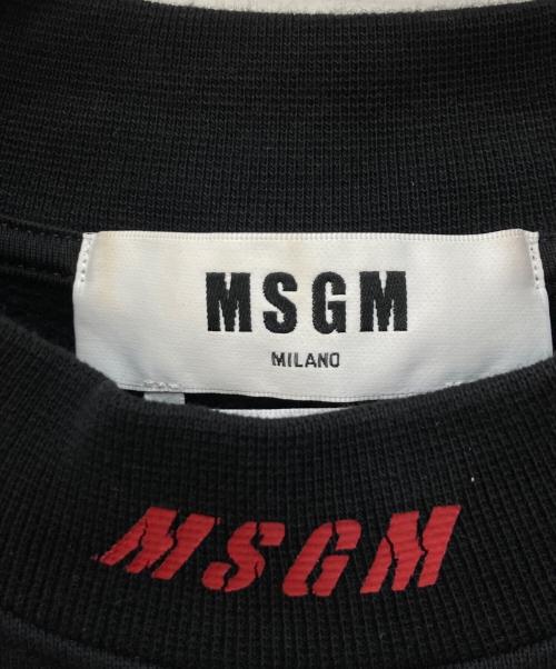 MSGM（エムエスジーエム）MSGM (エムエスジーエム) モックネックスウェット ブラック サイズ:XSの古着・服飾アイテム