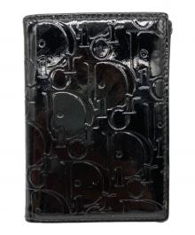 Christian Dior（クリスチャン ディオール）の古着「エナメルカードケース」｜ブラック