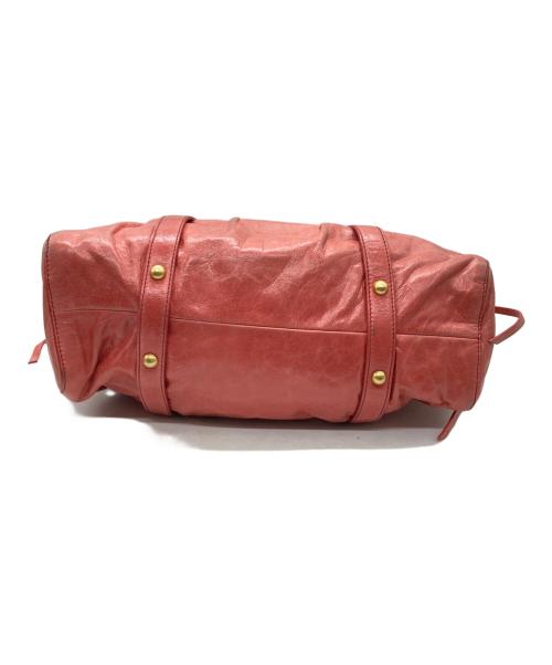MIU MIU（ミュウミュウ）MIU MIU (ミュウミュウ) VITELLO LUX 2WAY BAG ピンクの古着・服飾アイテム