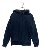 SUPREMEシュプリーム）の古着「ロゴ刺繍パーカー」｜ネイビー