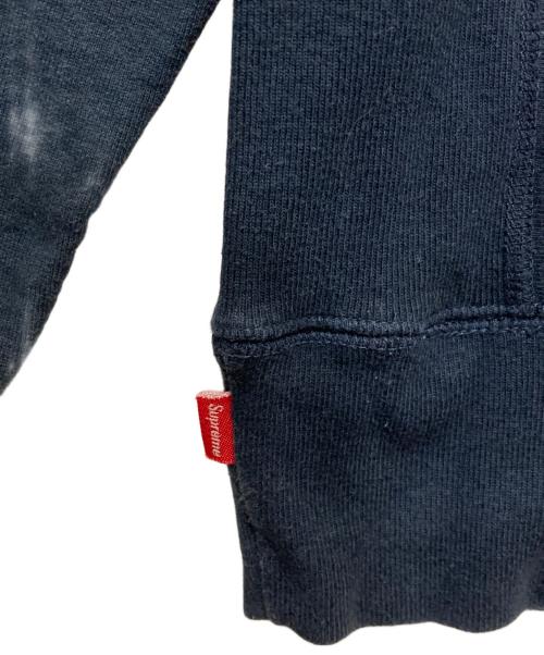 SUPREME（シュプリーム）SUPREME (シュプリーム) ロゴ刺繍パーカー ネイビー サイズ:Sの古着・服飾アイテム