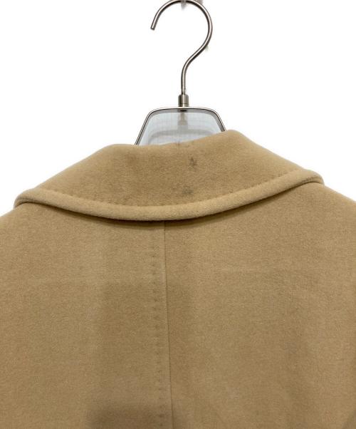 MaxMara（マックスマーラ）MaxMara (マックスマーラ) アンゴラ混ダブルコート ベージュ サイズ:38の古着・服飾アイテム