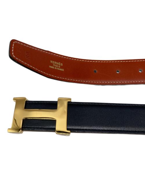 HERMES（エルメス）HERMES (エルメス) Ｈハバックルベルト ブラック サイズ:80の古着・服飾アイテム