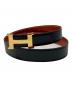 HERMES (エルメス) Ｈハバックルベルト ブラック サイズ:80：80000円
