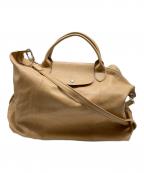 LONGCHAMPロンシャン）の古着「ハンドL LE PLIAGE CUIR」｜ベージュ