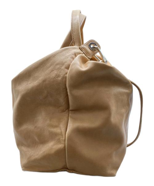 LONGCHAMP（ロンシャン）LONGCHAMP (ロンシャン) ハンドL LE PLIAGE CUIR ベージュの古着・服飾アイテム
