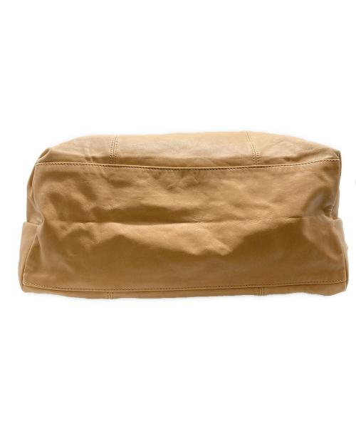 LONGCHAMP（ロンシャン）LONGCHAMP (ロンシャン) ハンドL LE PLIAGE CUIR ベージュの古着・服飾アイテム