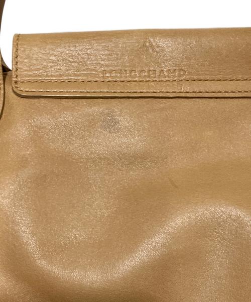 LONGCHAMP（ロンシャン）LONGCHAMP (ロンシャン) ハンドL LE PLIAGE CUIR ベージュの古着・服飾アイテム