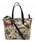 TORY BURCH（トリーバーチ）の古着「ボタニカル柄2WAYトートバッグ」｜ベージュ