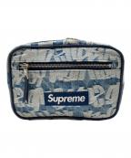 SUPREMEシュプリーム）の古着「FAT TIP JACQUARD DENIM WAIST BAG」｜インディゴ