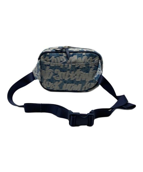 SUPREME（シュプリーム）SUPREME (シュプリーム) FAT TIP JACQUARD DENIM WAIST BAG インディゴの古着・服飾アイテム