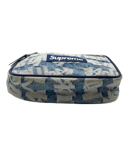 SUPREME（シュプリーム）SUPREME (シュプリーム) FAT TIP JACQUARD DENIM WAIST BAG インディゴの古着・服飾アイテム