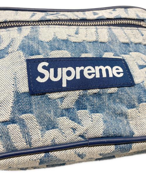 SUPREME（シュプリーム）SUPREME (シュプリーム) FAT TIP JACQUARD DENIM WAIST BAG インディゴの古着・服飾アイテム