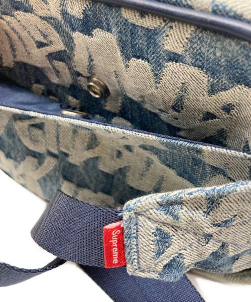 SUPREME（シュプリーム）SUPREME (シュプリーム) FAT TIP JACQUARD DENIM WAIST BAG インディゴの古着・服飾アイテム