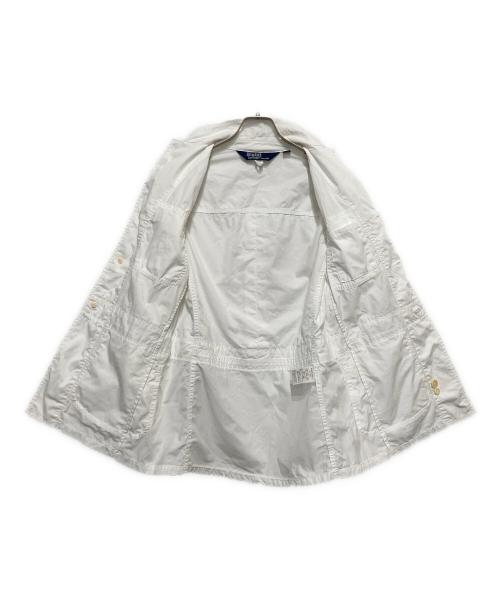 POLO RALPH LAUREN（ポロ・ラルフローレン）POLO RALPH LAUREN (ポロ・ラルフローレン) サファリジャケット ホワイト サイズ:Mの古着・服飾アイテム