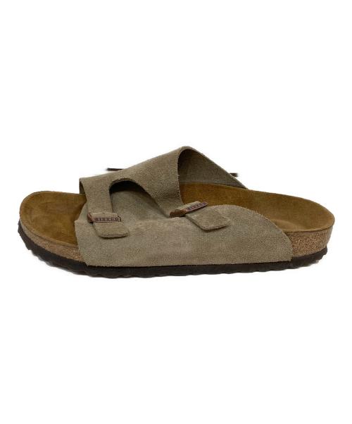 BIRKENSTOCK（ビルケンシュトック）BIRKENSTOCK (ビルケンシュトック) Zurich BS スウェードサンダル ベージュ サイズ:39の古着・服飾アイテム