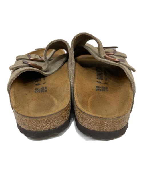 BIRKENSTOCK（ビルケンシュトック）BIRKENSTOCK (ビルケンシュトック) Zurich BS スウェードサンダル ベージュ サイズ:39の古着・服飾アイテム