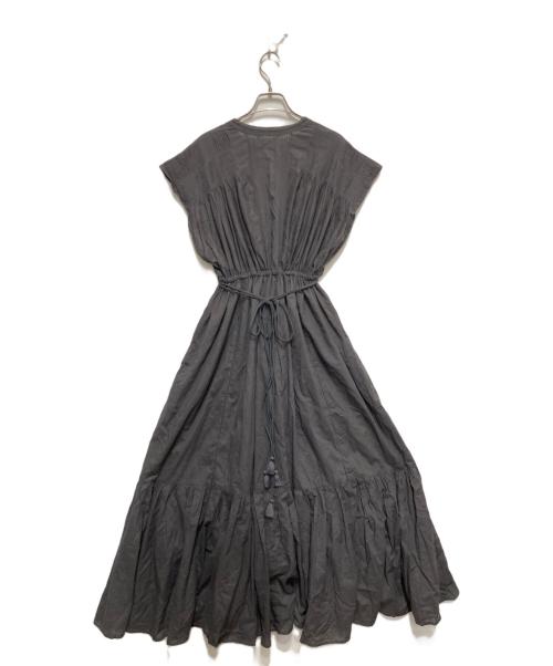 Curensology（カレンソロジー）Curensology (カレンソロジー) CLコットンティアードOP グレー サイズ:F 未使用品の古着・服飾アイテム