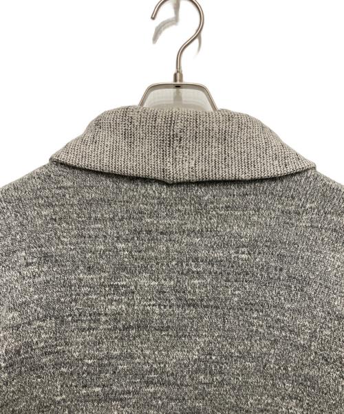 POLO RALPH LAUREN（ポロ・ラルフローレン）POLO RALPH LAUREN (ポロ・ラルフローレン) エルボーパッツ杢ショールカラーカーディガン グレー サイズ:Sの古着・服飾アイテム