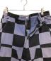 中古・古着 stussy (ステューシー) Big Ol' Check Work Pants ブラック×ブルー サイズ:32：10000円