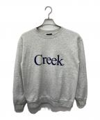 Creekクリーク）の古着「ANGLERS DEVICE SWEAT」｜グレー