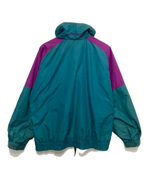 Columbia（コロンビア）Columbia (コロンビア) ナイロンジャケット パープル×グリーン サイズ:Lの古着・服飾アイテム
