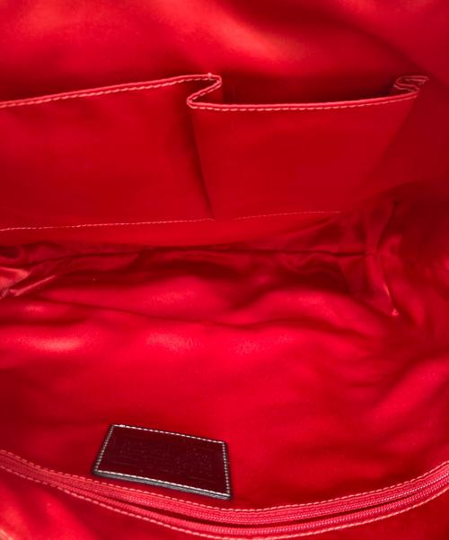 COACH（コーチ）COACH (コーチ) トートバッグ レッドの古着・服飾アイテム