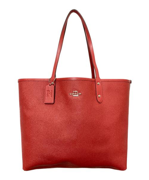 COACH（コーチ）COACH (コーチ) リバーシブルトートバッグ ブラウンの古着・服飾アイテム
